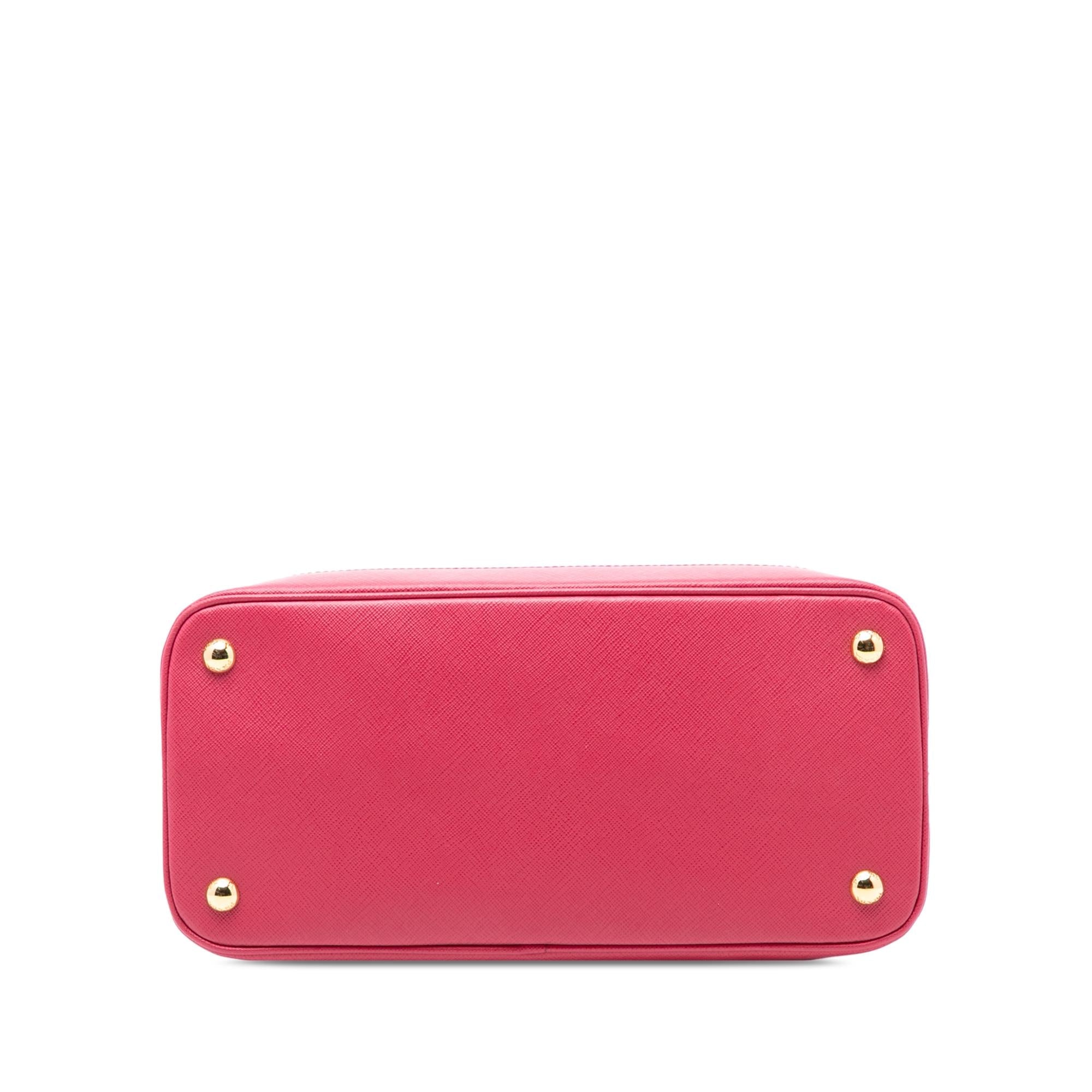 Prada Medium Saffiano Lux Open Promenade Satchel