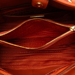 Prada Medium Saffiano Lux Open Promenade Satchel