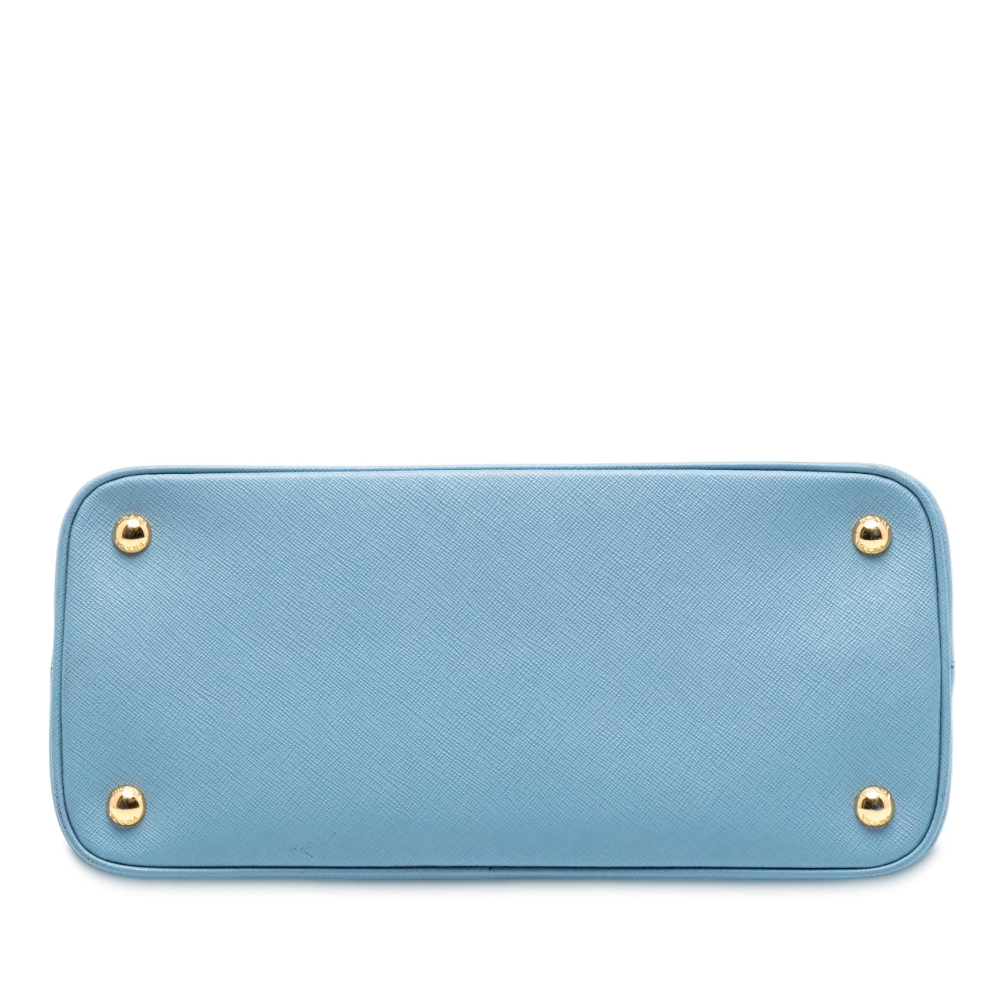 Prada Medium Saffiano Lux Open Promenade Satchel