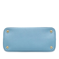 Prada Medium Saffiano Lux Open Promenade Satchel