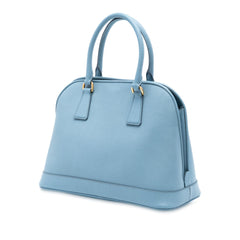 Prada Medium Saffiano Lux Open Promenade Satchel