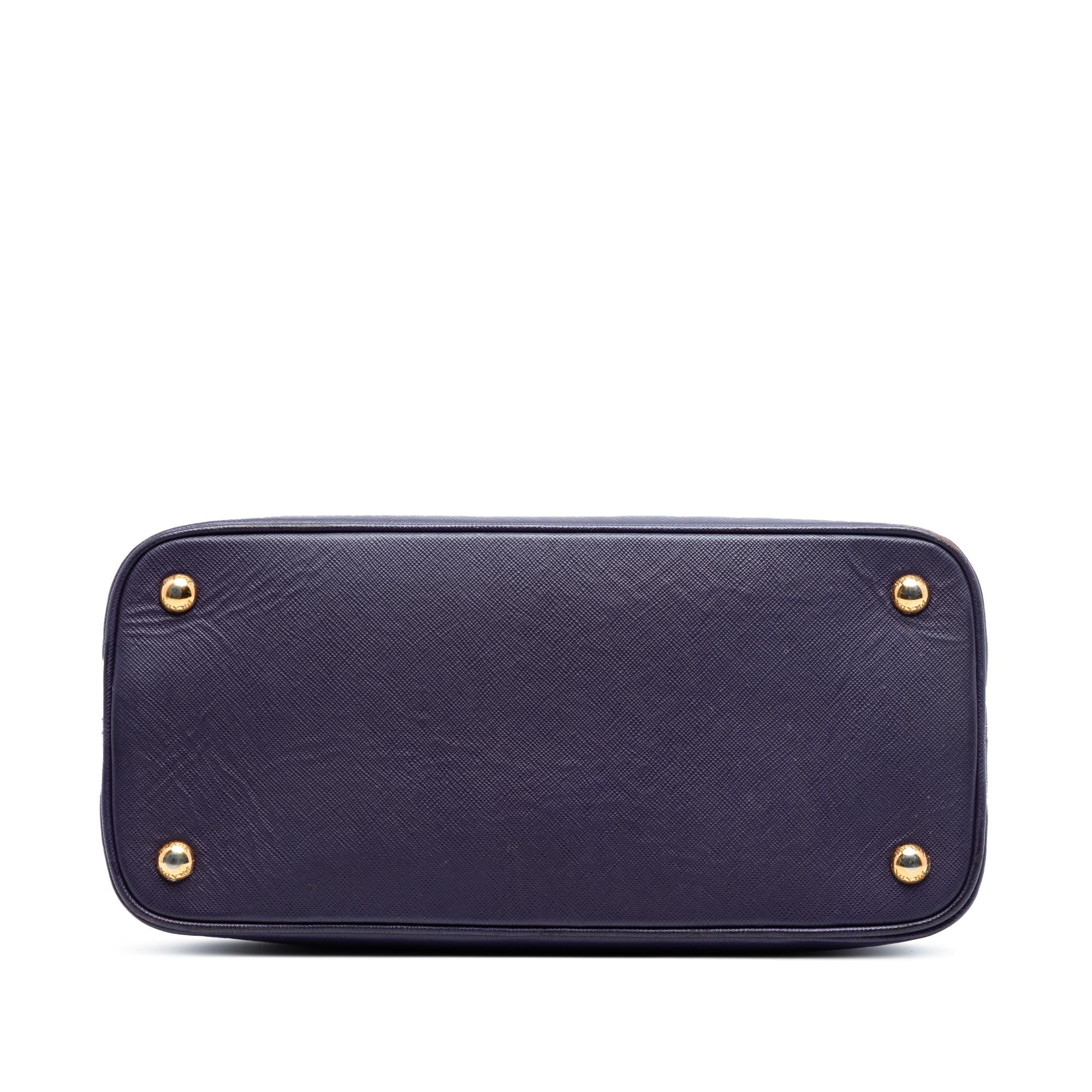 Prada Medium Saffiano Lux Open Promenade Satchel