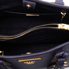 Prada Medium Saffiano Lux Open Promenade Satchel