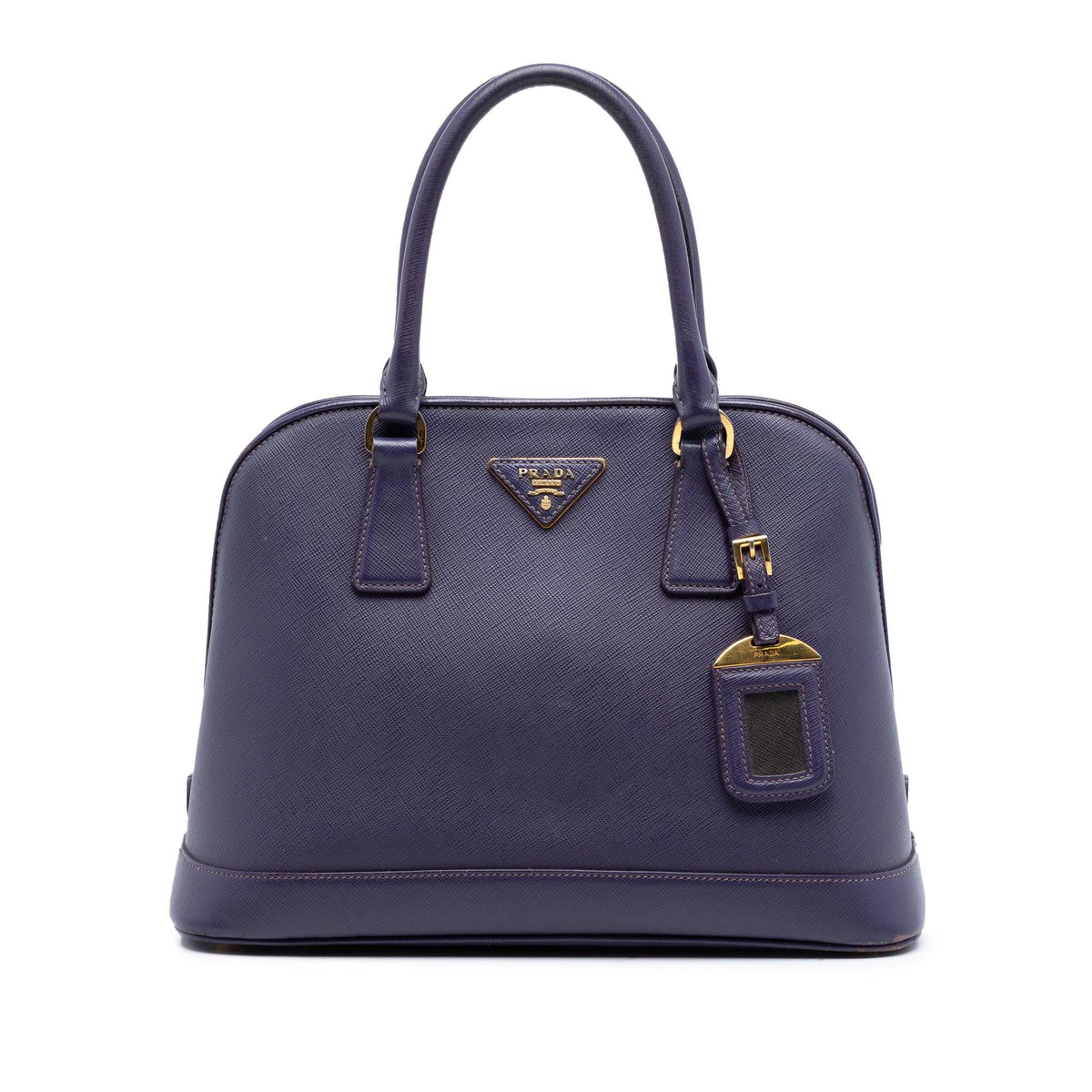 Prada Medium Saffiano Lux Open Promenade Satchel