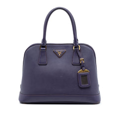 Prada Medium Saffiano Lux Open Promenade Satchel