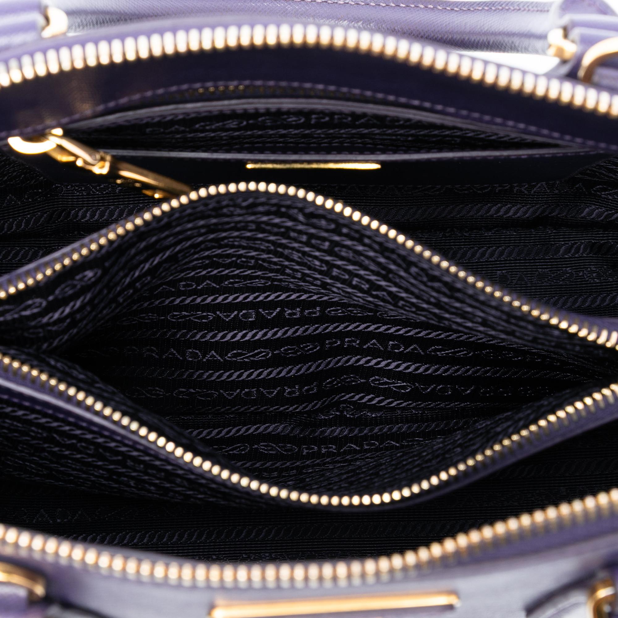Prada Medium Saffiano Lux Promenade Satchel