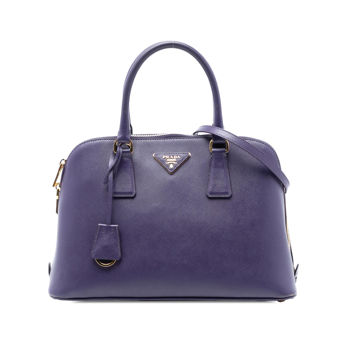 Prada Medium Saffiano Lux Promenade Satchel
