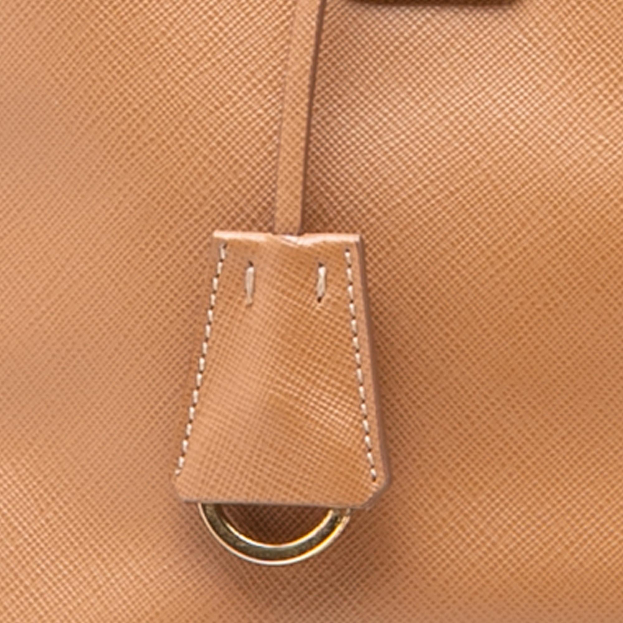 Prada Medium Saffiano Lux Promenade Satchel