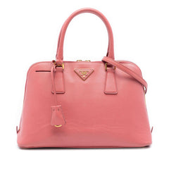 Prada Medium Saffiano Lux Promenade Satchel