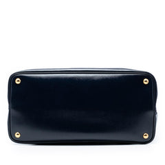 Prada Medium Saffiano Vernice Double Satchel