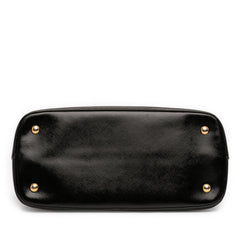 Prada Medium Saffiano Vernice Open Promenade Satchel