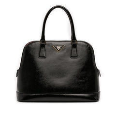 Prada Medium Saffiano Vernice Open Promenade Satchel