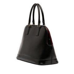 Prada Medium Saffiano Vernice Open Promenade Satchel