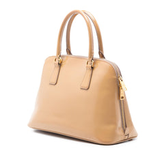 Prada Medium Saffiano Vernice Promenade Satchel