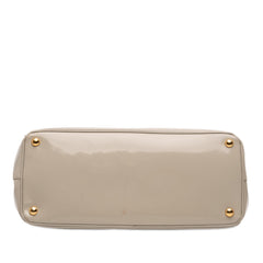 Prada Medium Spazzolato Galleria Double Zip Satchel