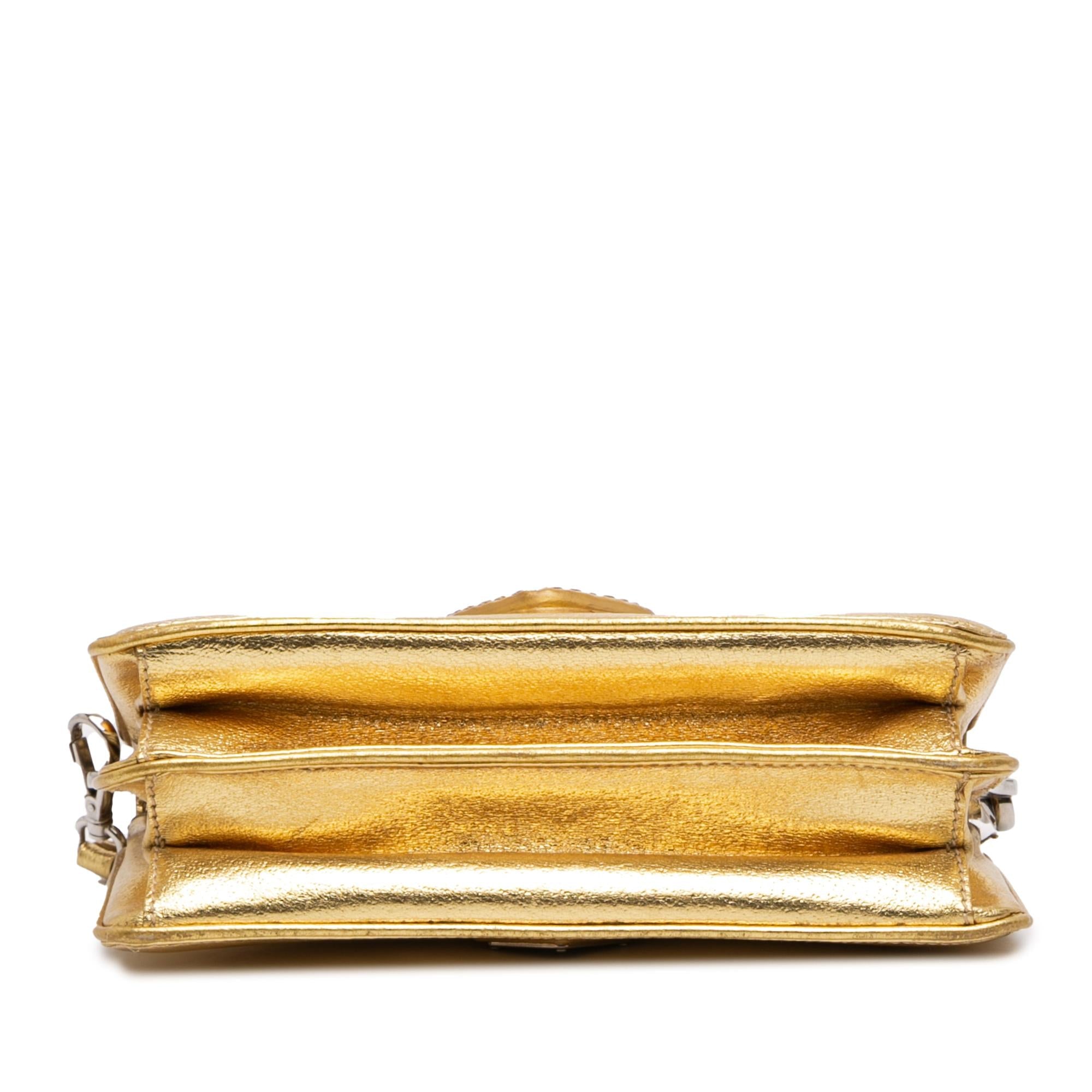 Prada Metallic Cinghiale Crossbody