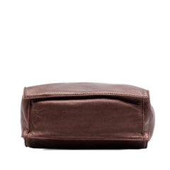 Prada Metallic Nappa Frame Crossbody