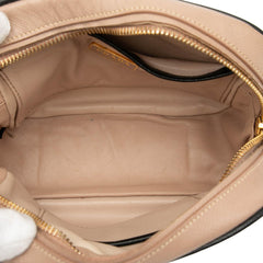 Prada Mini Bicolor Saffiano Lux Satchel