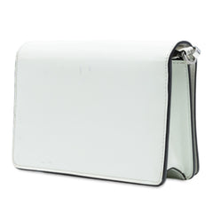 Prada Mini Brushed Leather Chain Crossbody