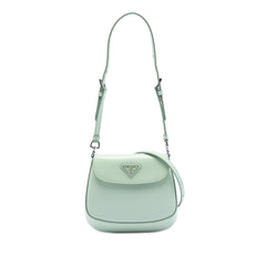 Prada Mini Brushed Leather Cleo Flap