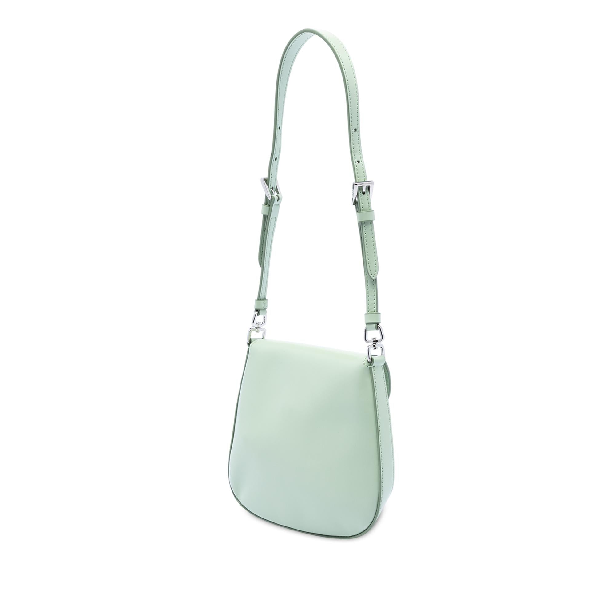 Prada Mini Brushed Leather Cleo Flap