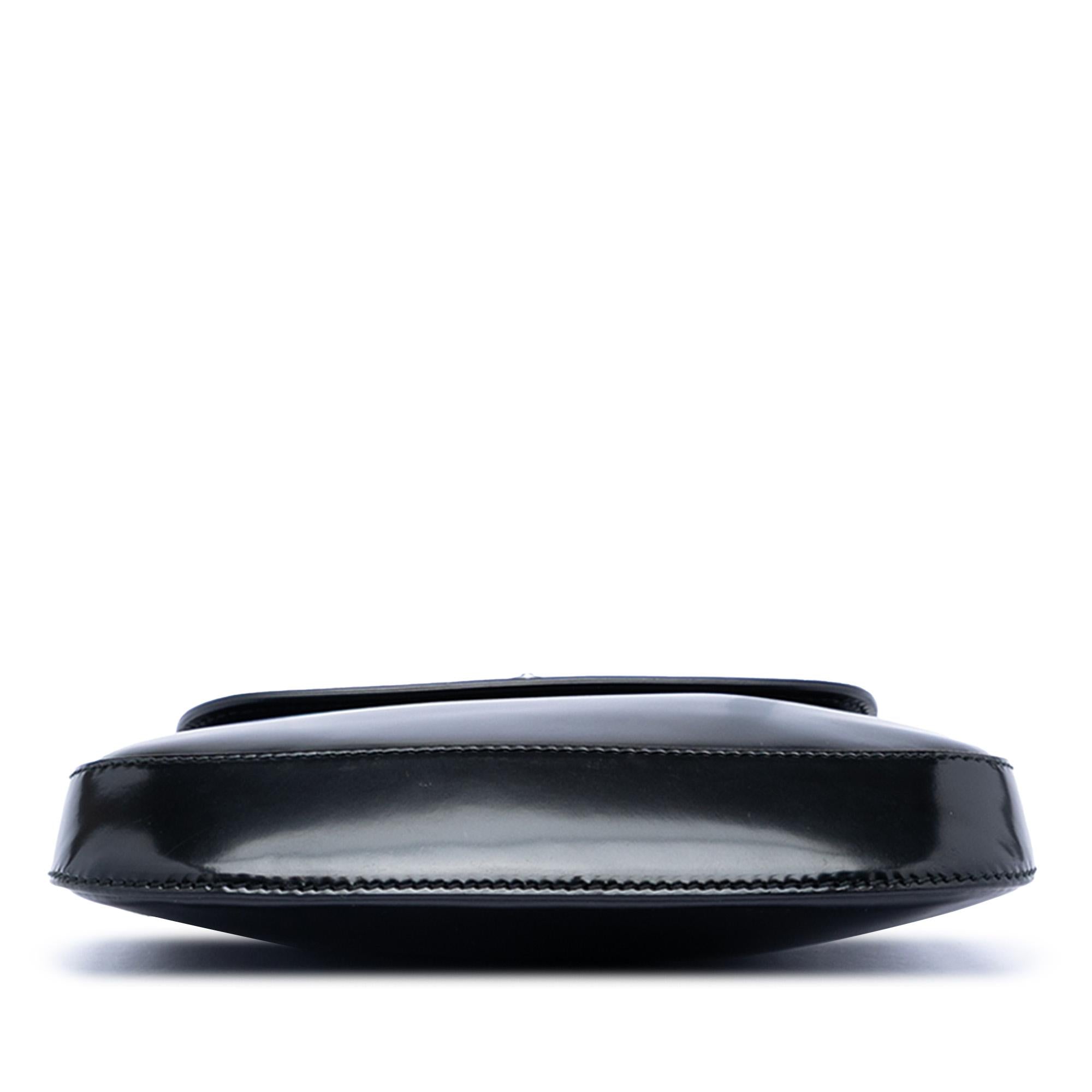 Prada Mini Brushed Leather Cleo Flap