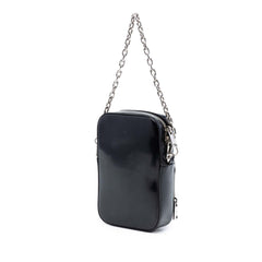 Prada Mini Brushed Leather Phone Pouch