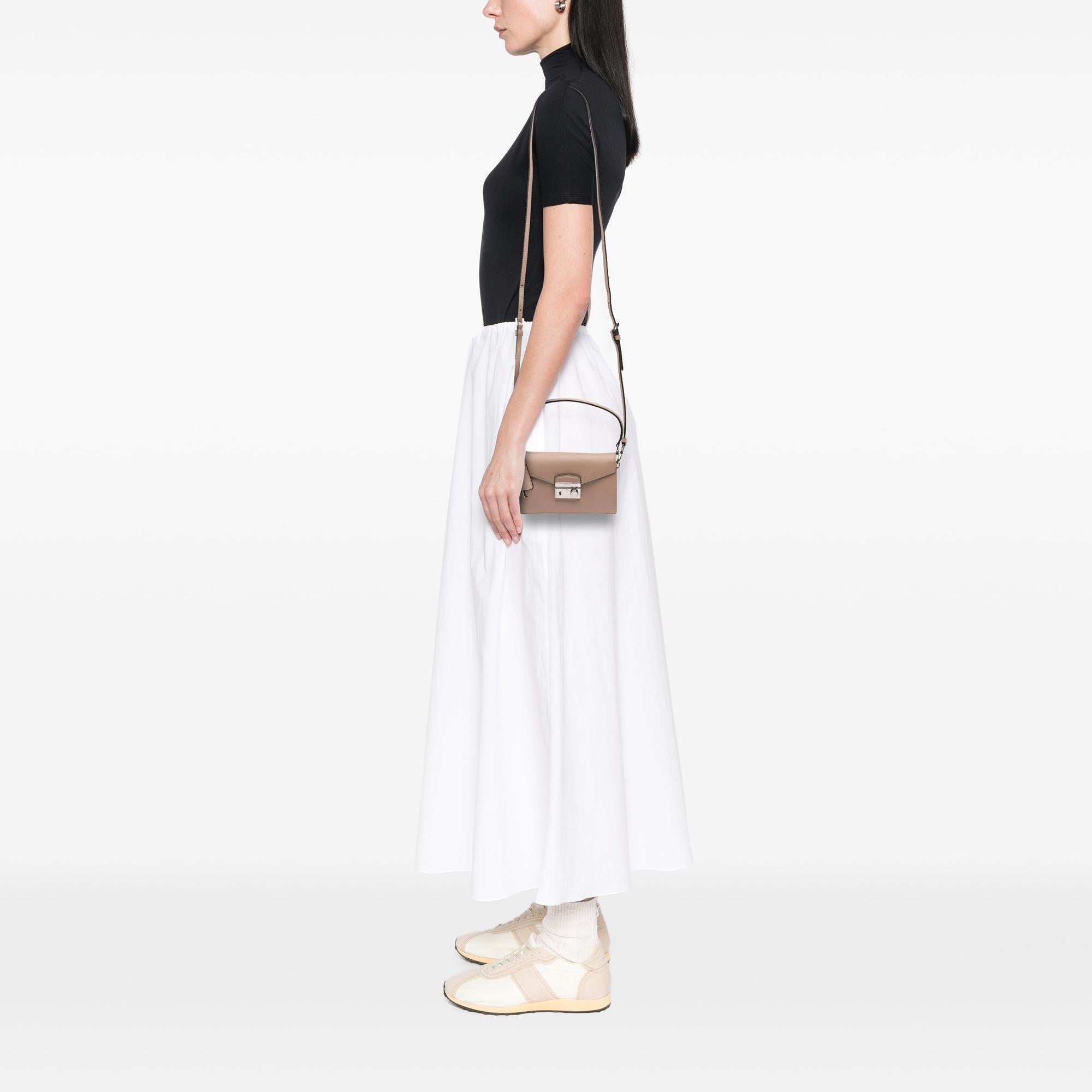 Prada Mini Saffiano Lux Sound Lock Satchel