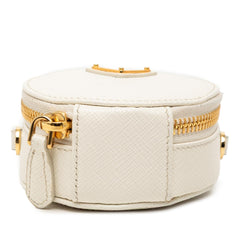 Prada Mini Saffiano Triangle Pouch