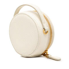 Prada Mini Saffiano Triangle Pouch