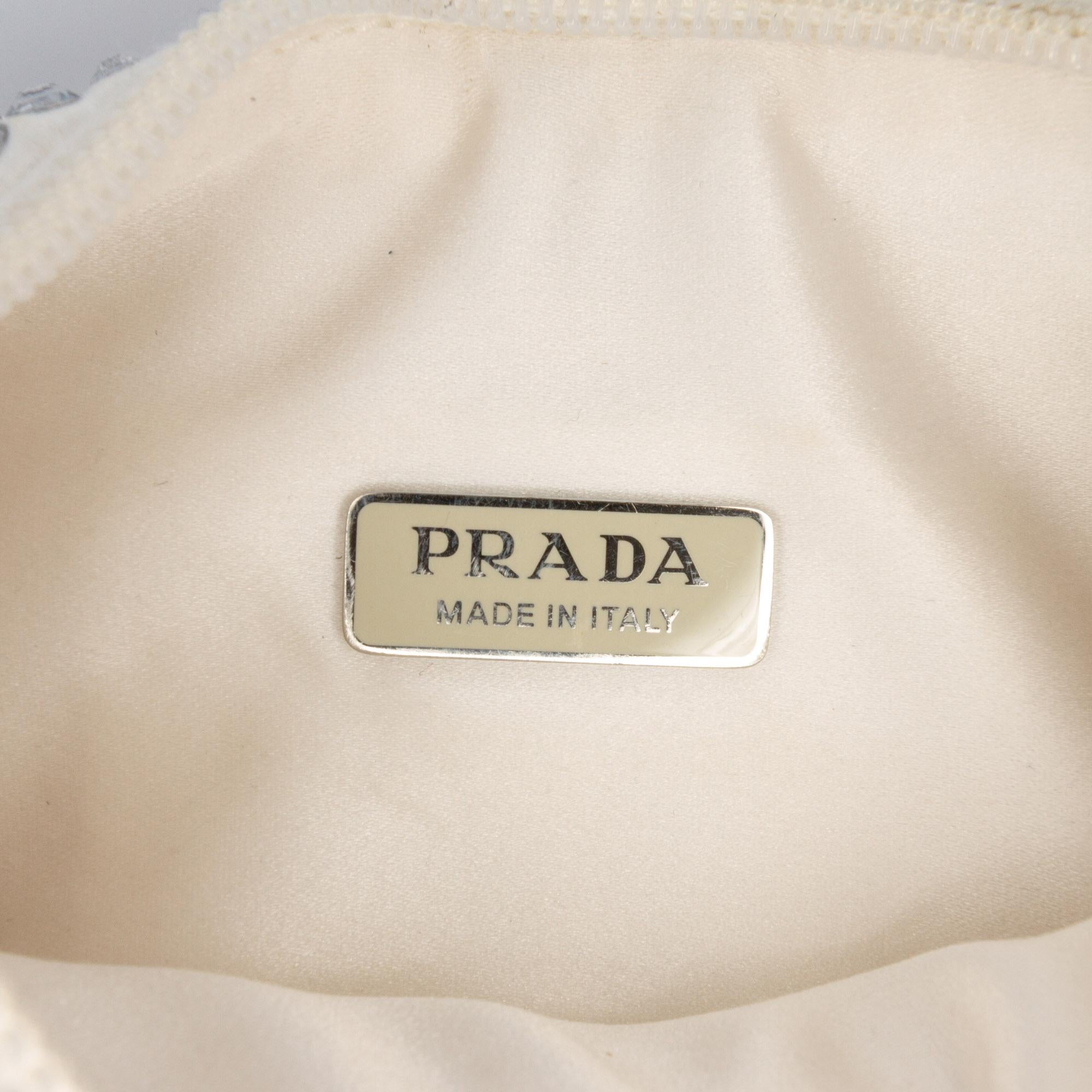 Prada Mini Satin Crystal Re-Edition 2000 Shoulder Bag