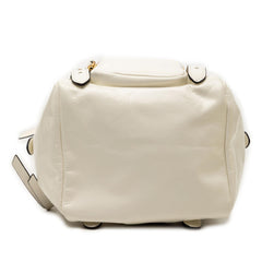 Prada Mini Soft Calfskin Dangle Top Handle Bag