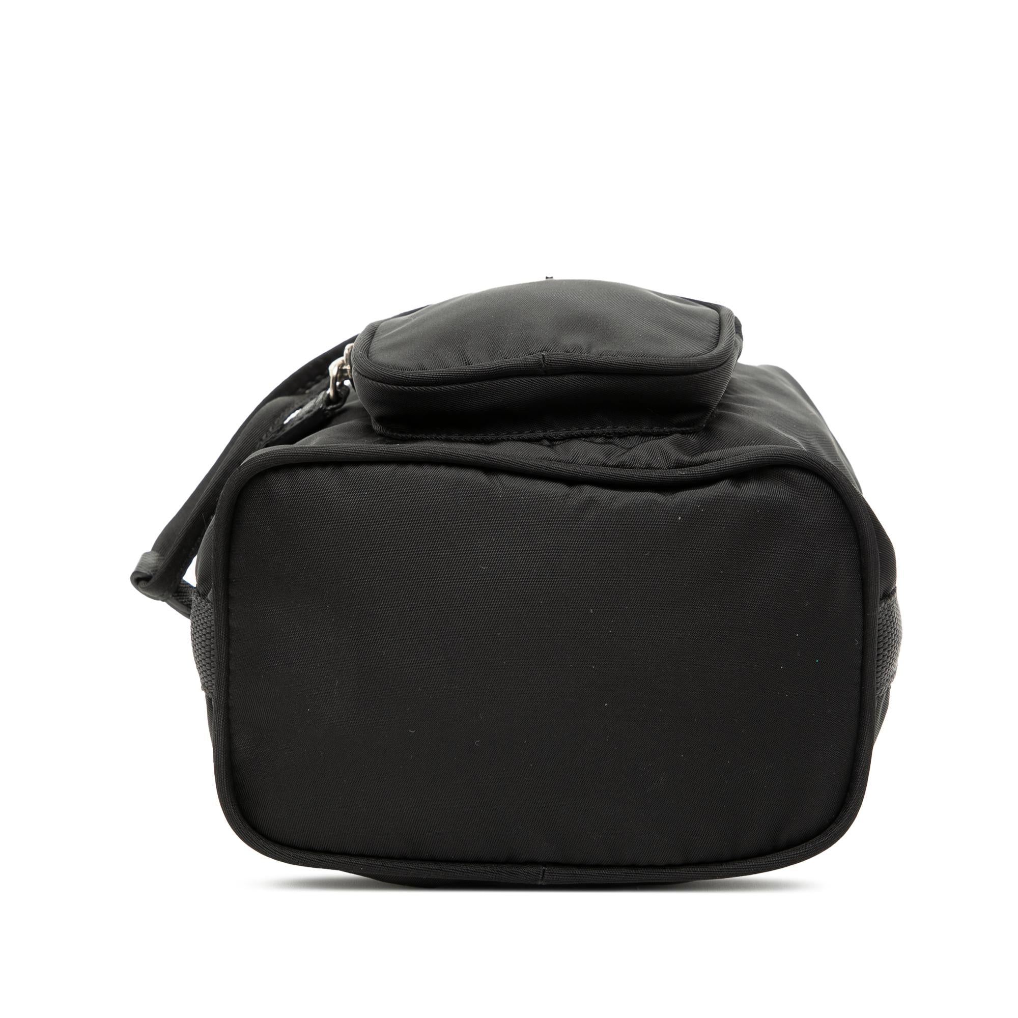 Prada Mini Tessuto Drawstring Bucket Bag