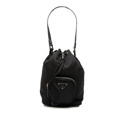 Prada Mini Tessuto Drawstring Bucket Bag