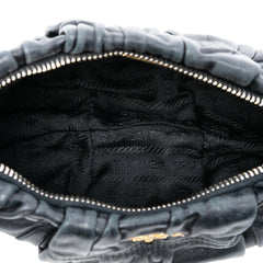 Prada Nappa Gaufre Wristlet Clutch