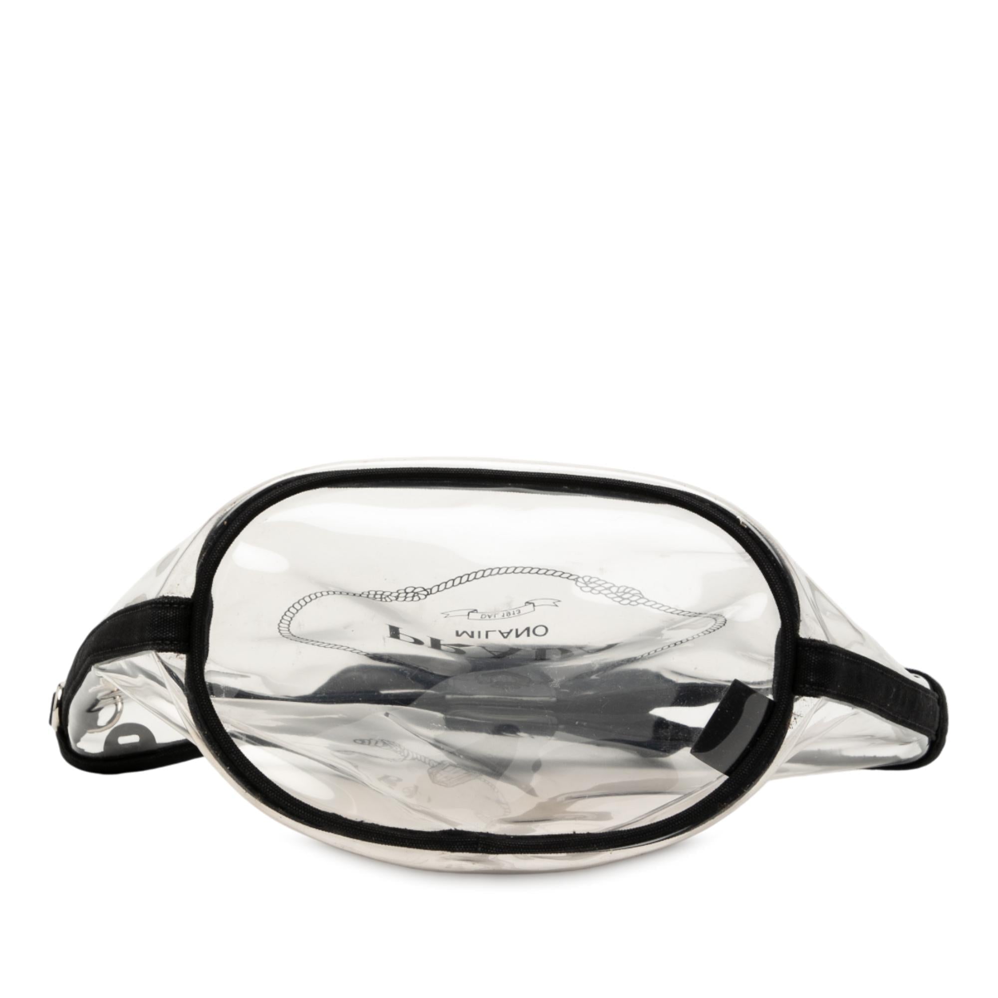 Prada PVC Canapa Logo Satchel