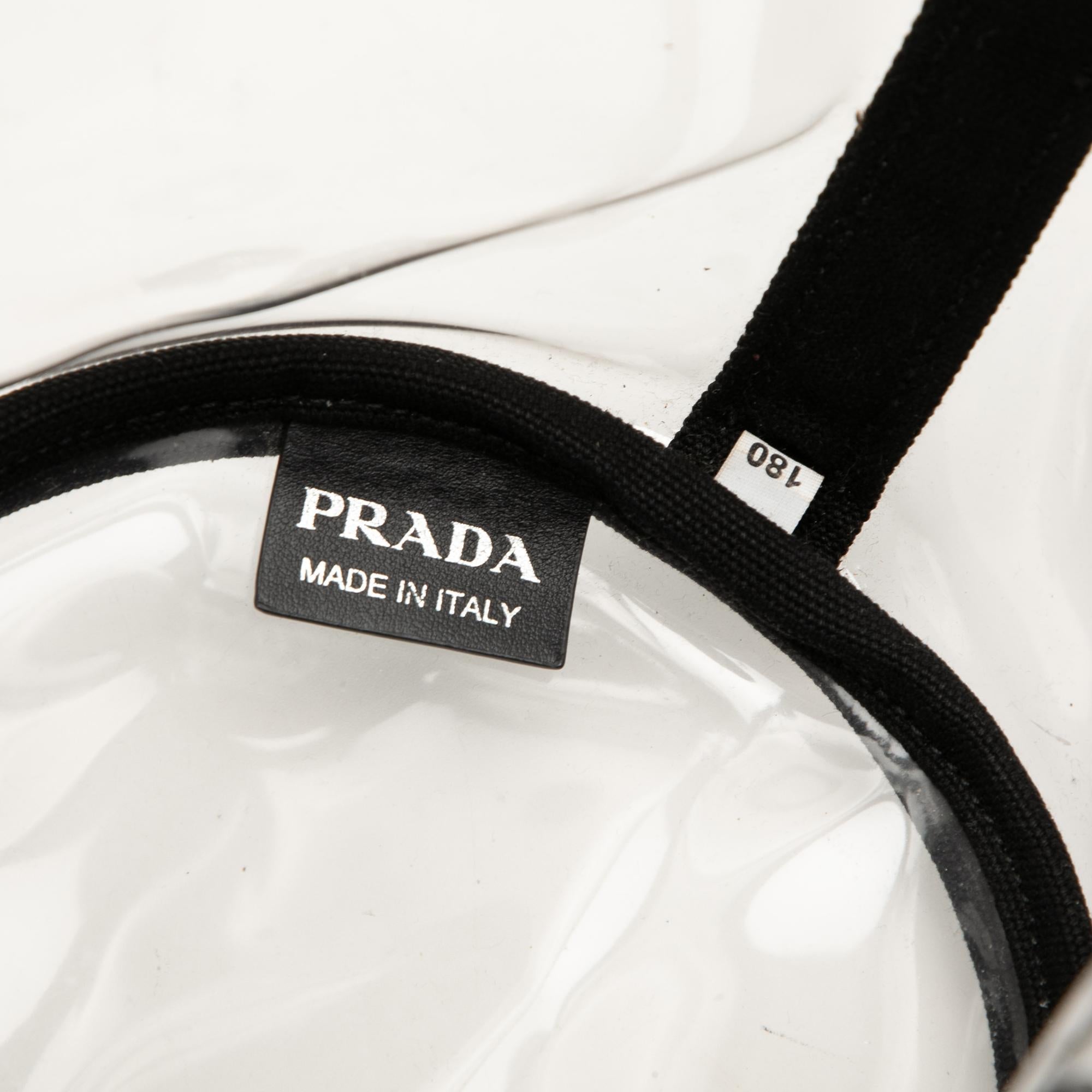 Prada PVC Canapa Logo Satchel
