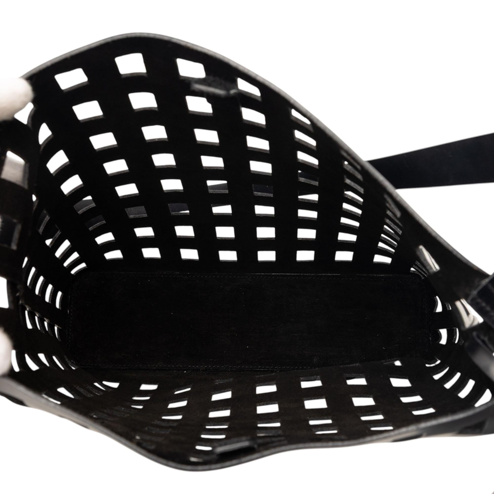 Prada Perforated Leather Shoulder Bag