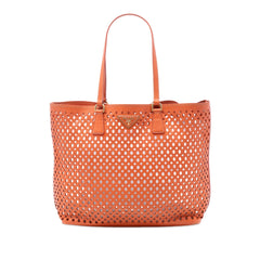 Prada Perforated Saffiano Fori Shopping Tote