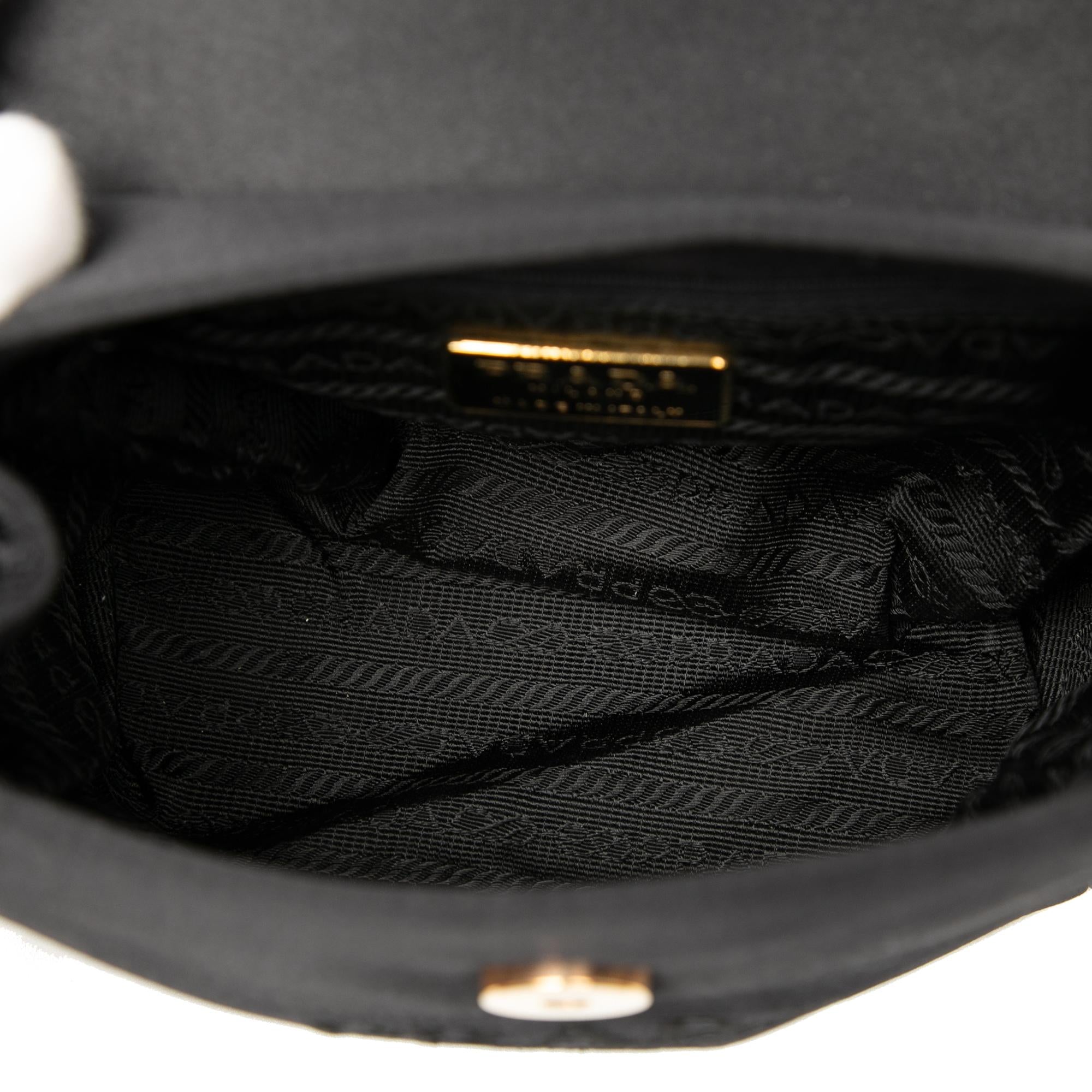 Prada Raso Logo Crossbody
