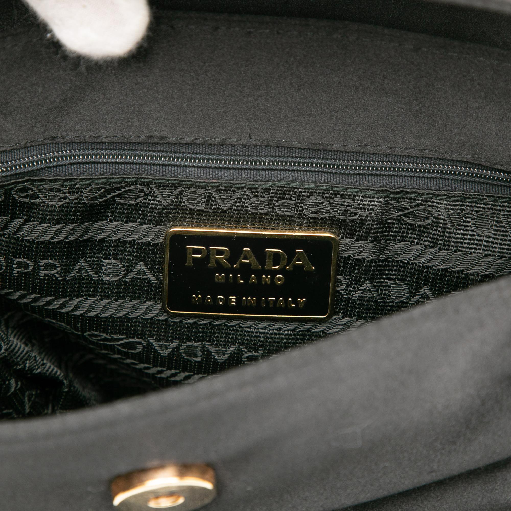 Prada Raso Logo Crossbody