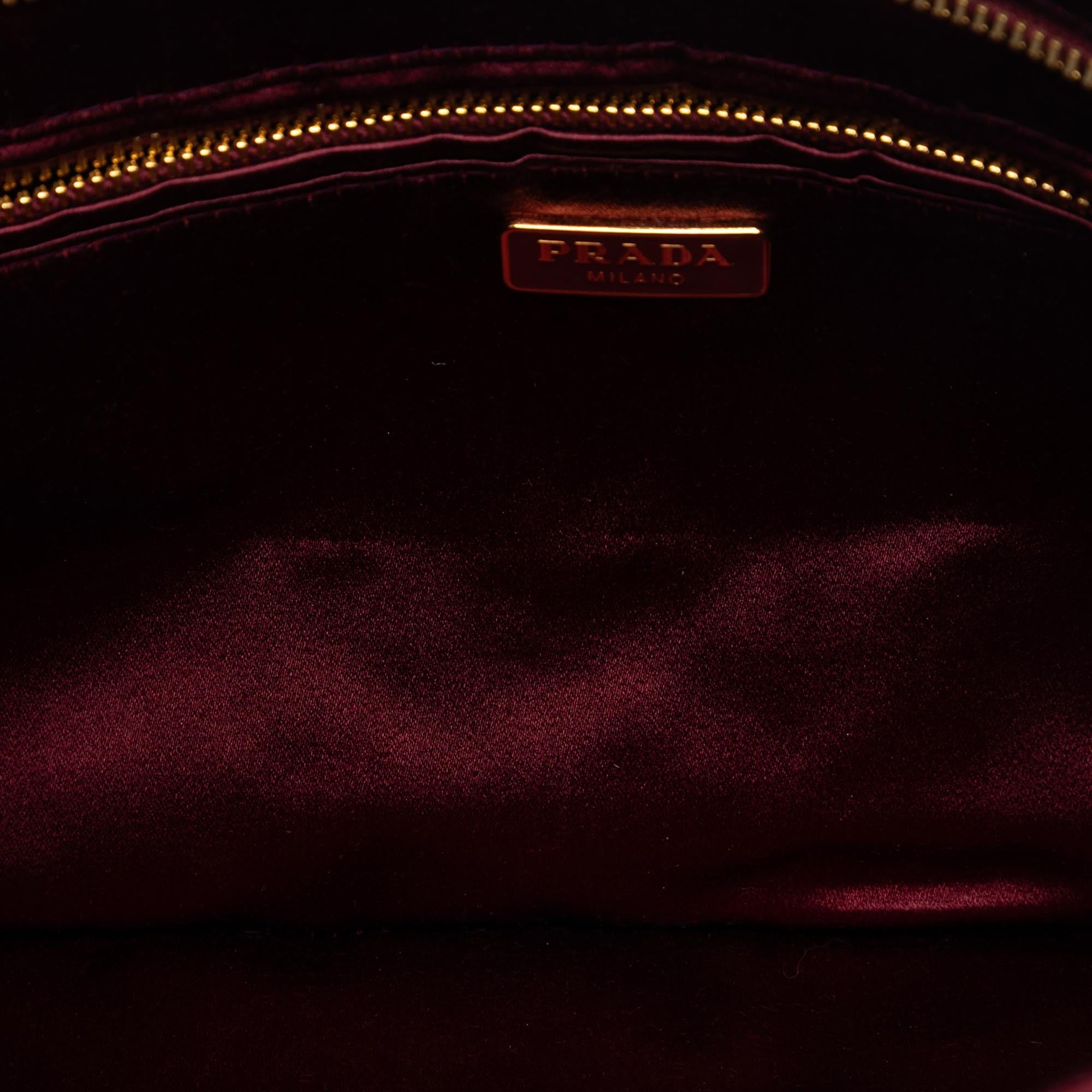 Prada Raso Paillettes Clutch