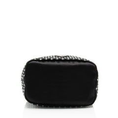 Prada Re-Nylon Crystal Embellished Drawstring Pouch