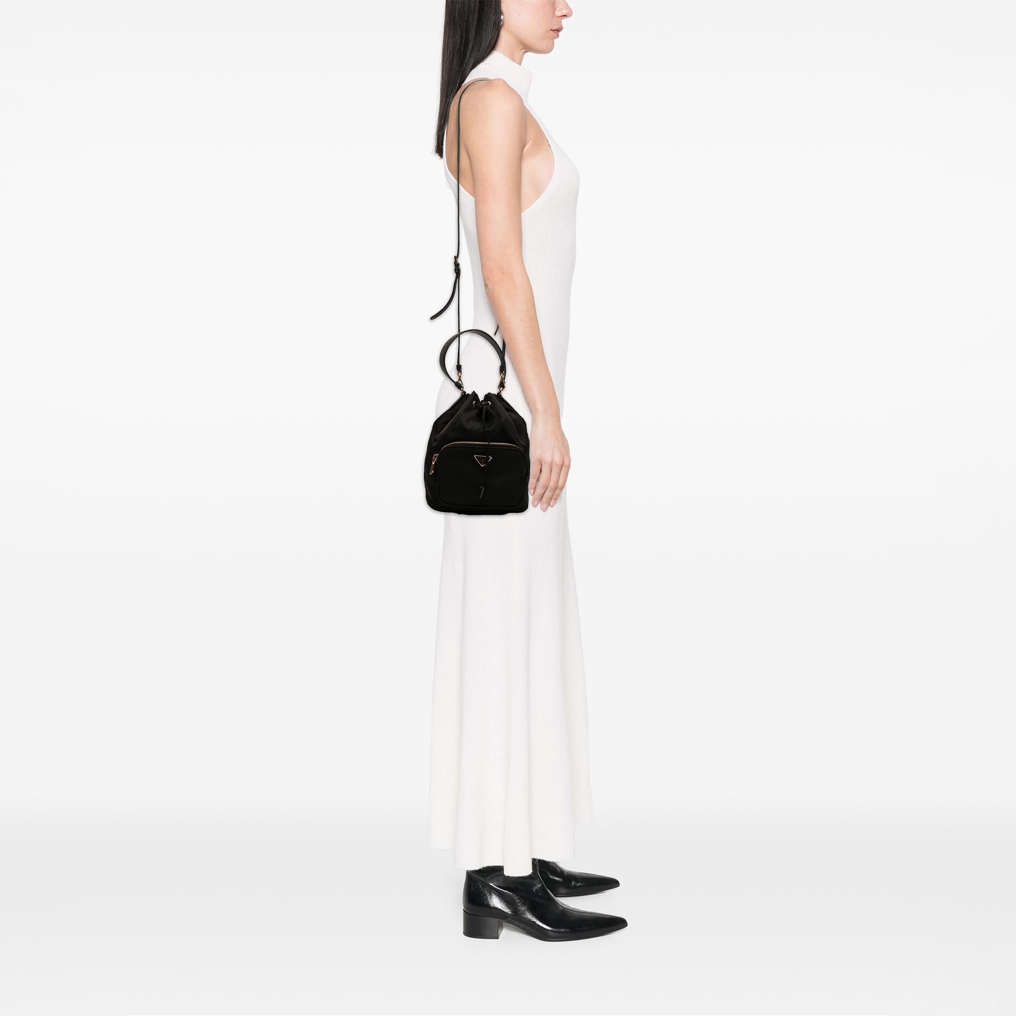 Prada Re Nylon Duet Bucket Bag