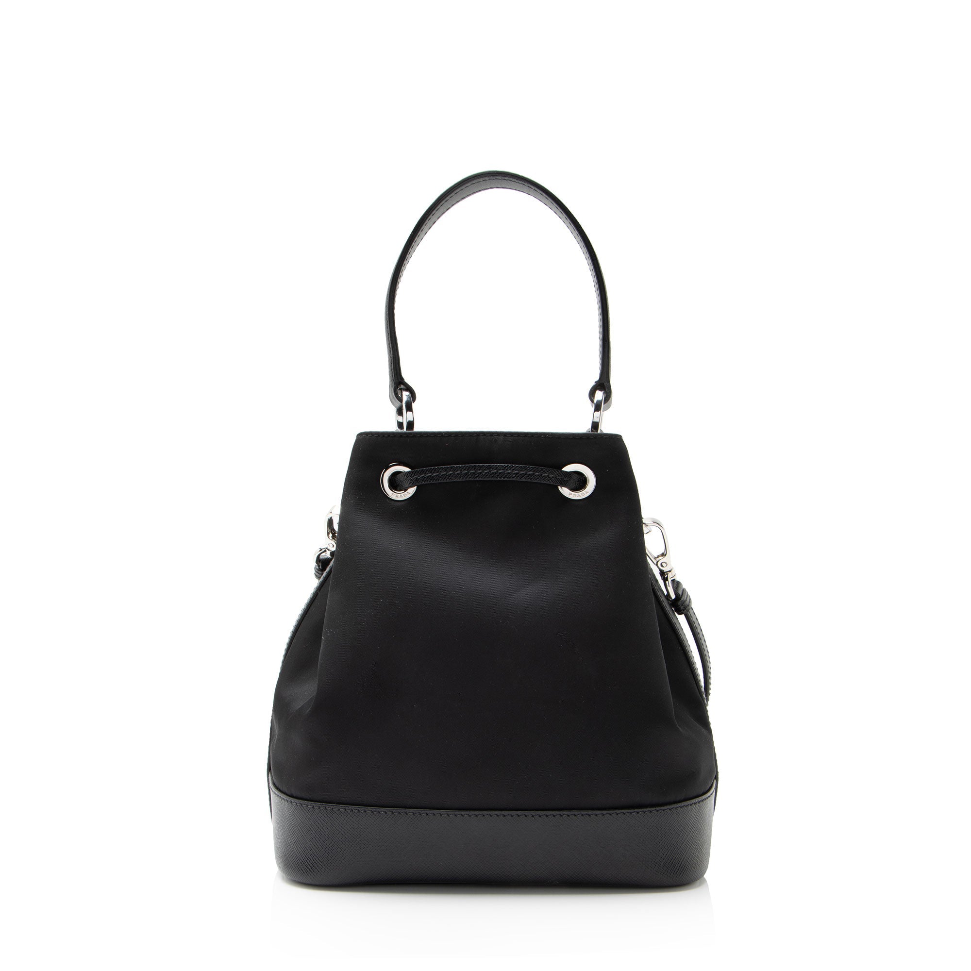 Prada Re-Nylon Top Handle Mini Bucket Bag