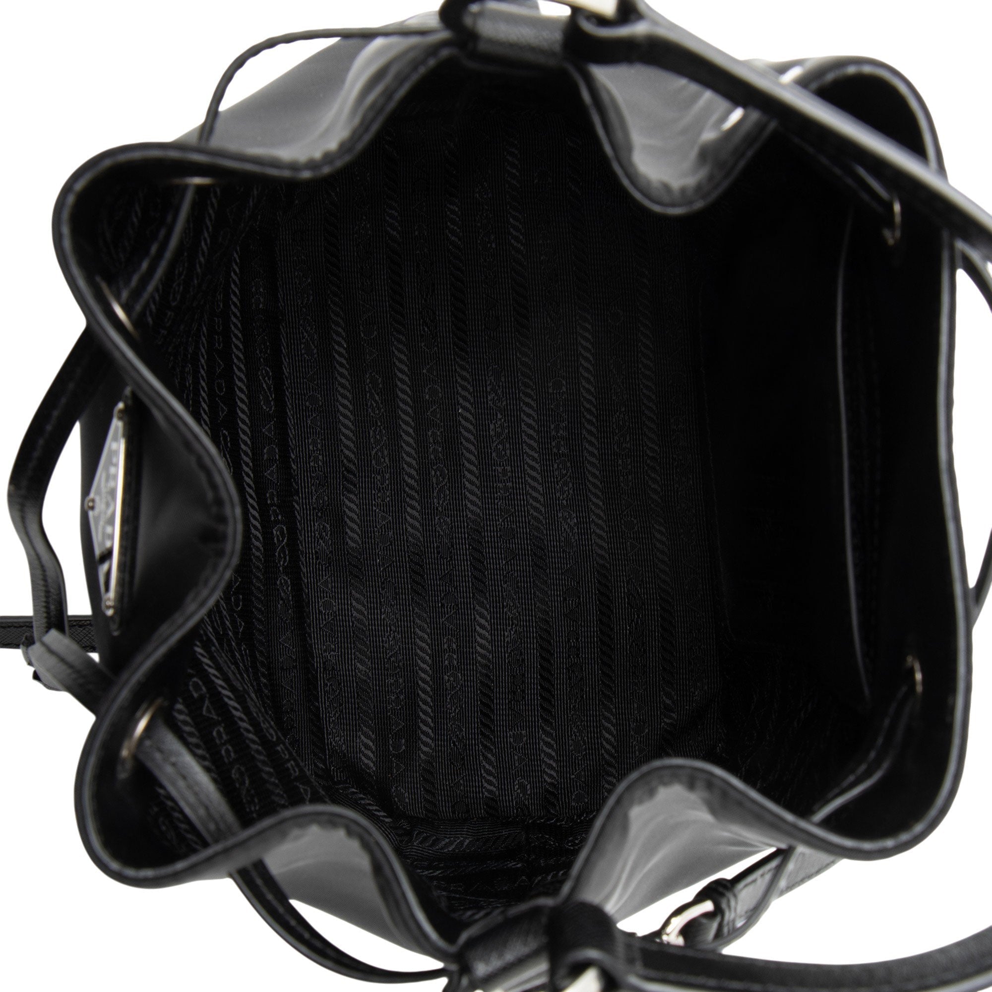Prada Re-Nylon Top Handle Mini Bucket Bag