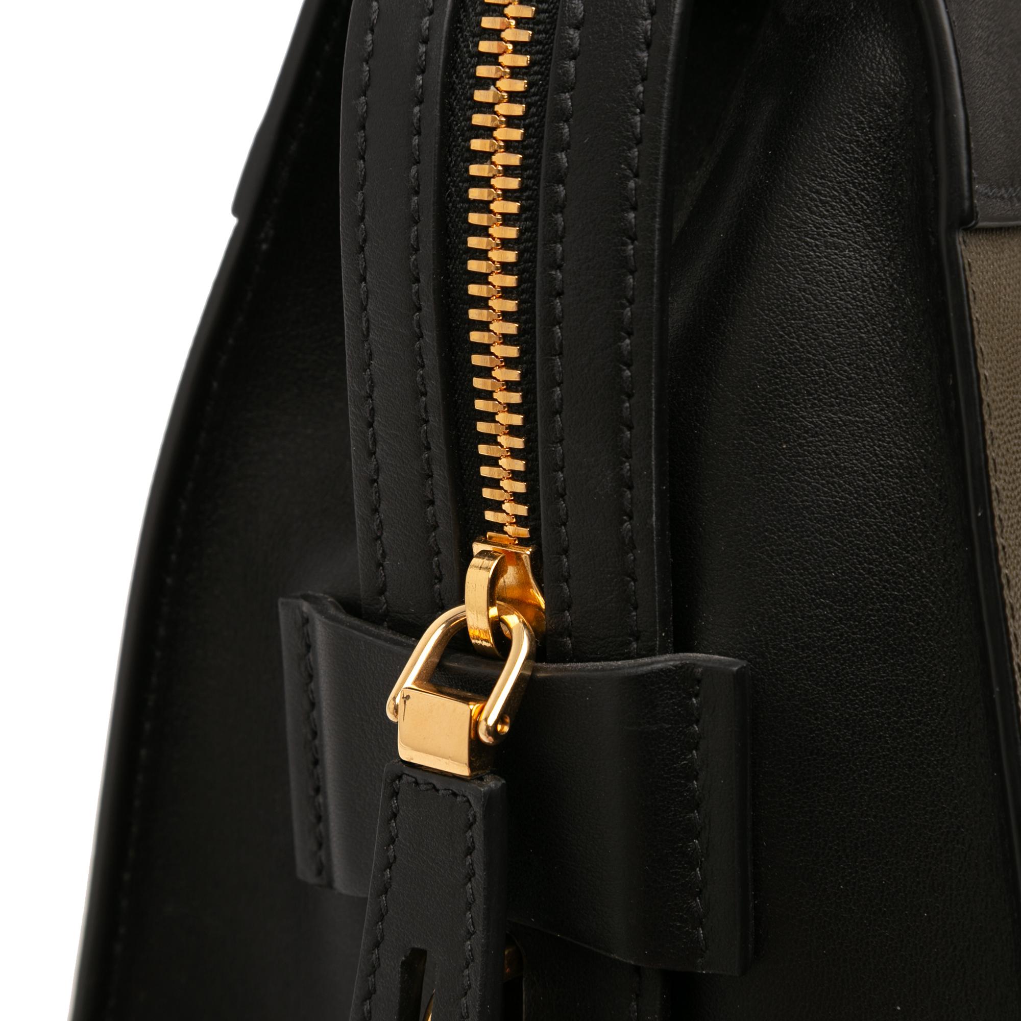 Prada Saffiano And City Calf Esplanade Satchel