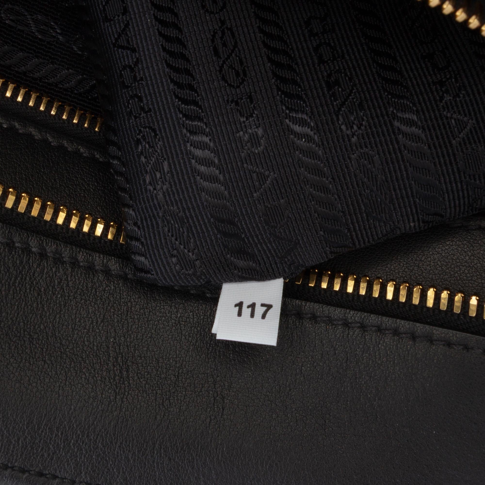 Prada Saffiano And City Calf Esplanade Satchel
