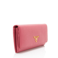 Prada Saffiano Continental Wallet