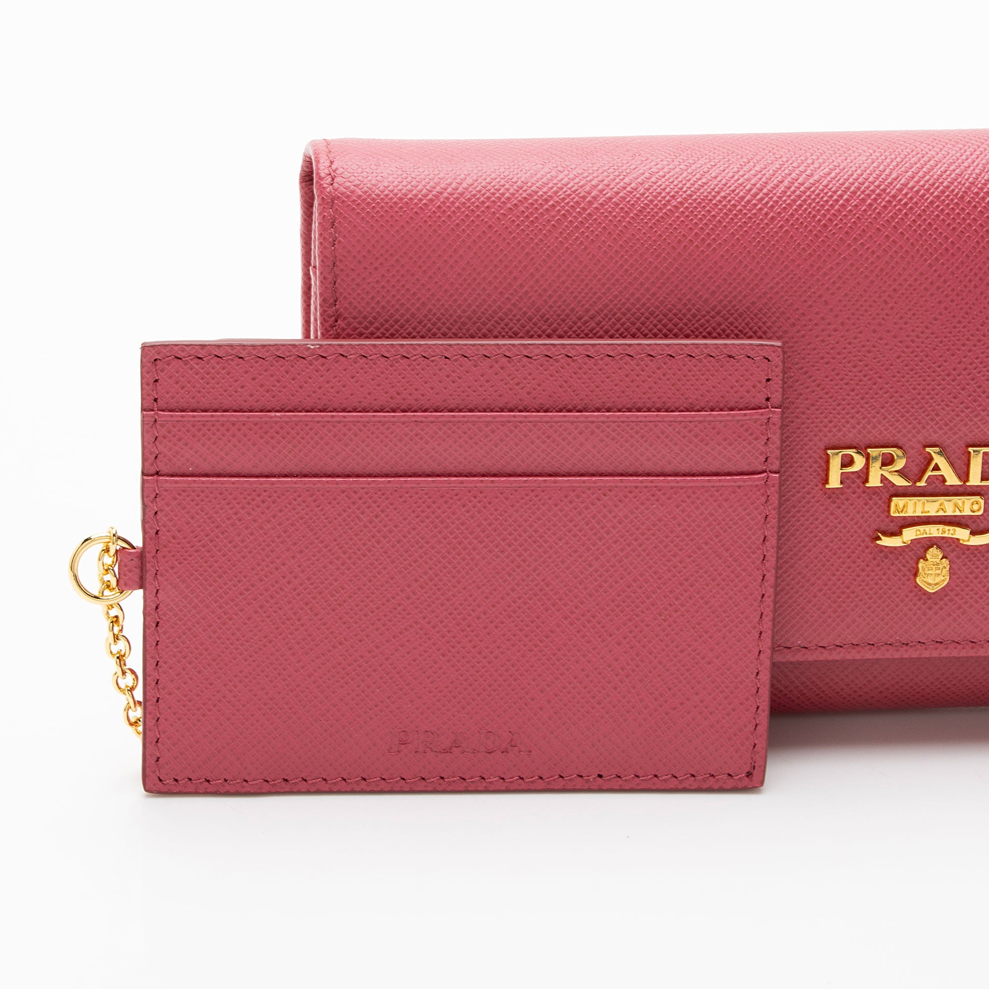 Prada Saffiano Continental Wallet